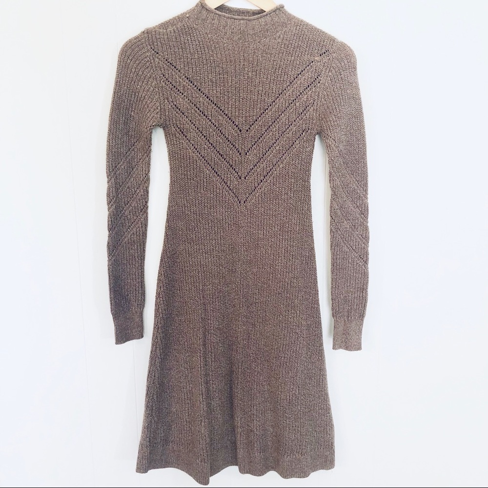 NWOT AE Mauve Knit Sweater Dress